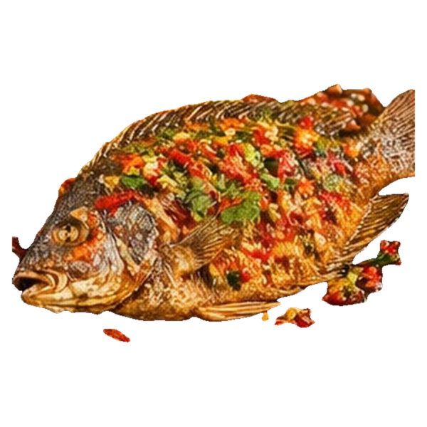 Gebratener Tilapia mit Chilisauce